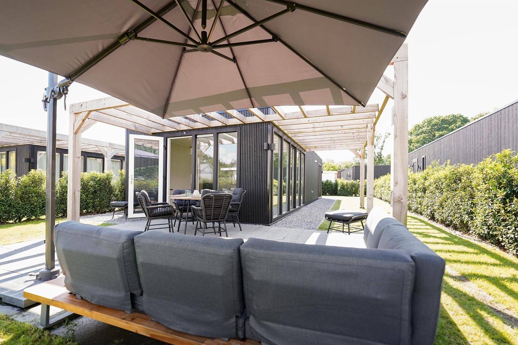Luxe Lodge 'Bold' Nabij Bos En Veluwemeer - 4 Pers Эрмело Экстерьер фото